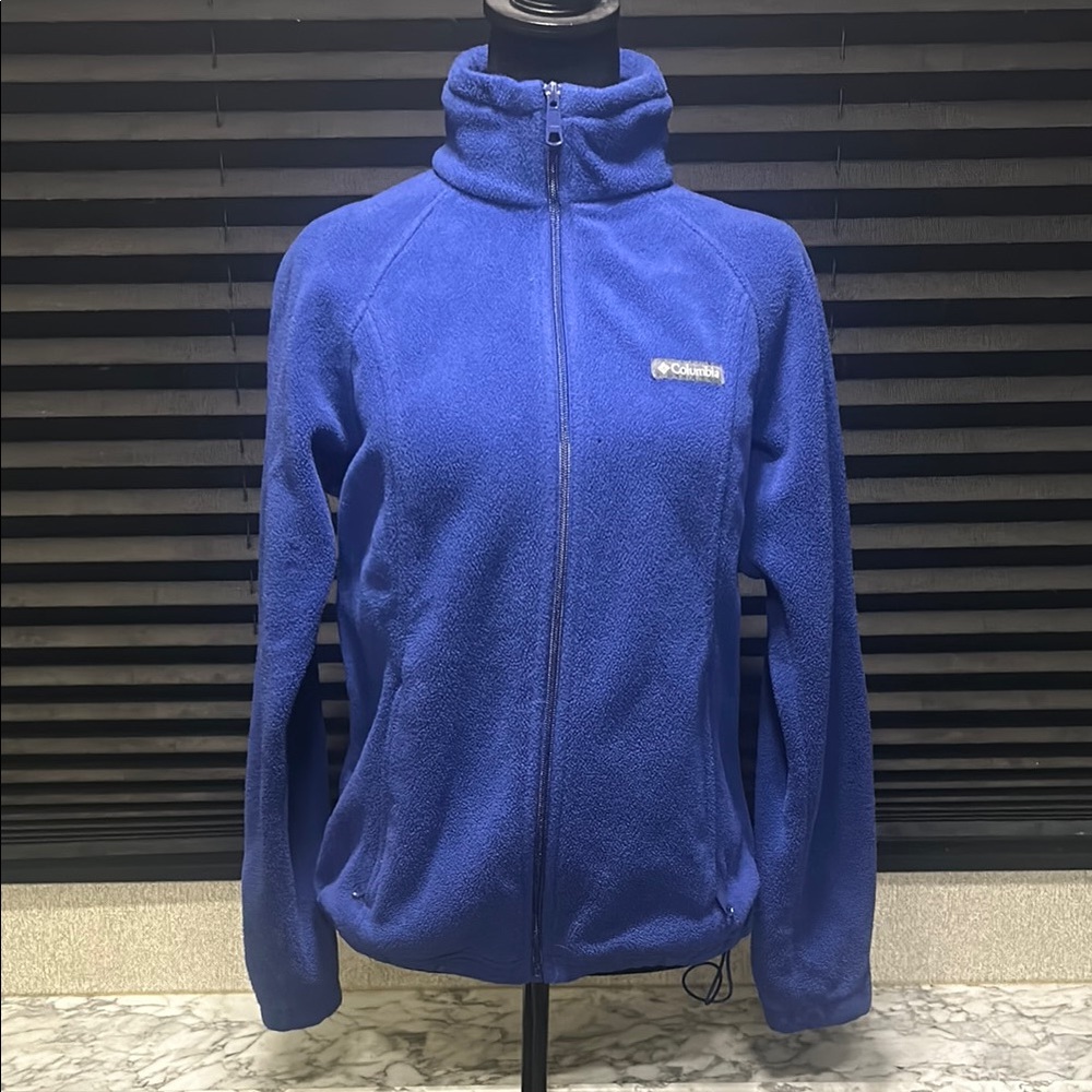 Columbia‎ Women's Blue Benton Springs™ Full Zip Fleece Jacket Size Medium